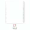 Printout Paper, 2-Part, 15 lb Bond Weight, 9.5 x 11, White, 1,650/Carton