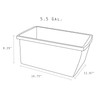 Medium Classroom Storage Bin, Yellow, Pack of 2 Medium Classroom Storage Bin, Yellow, Pack of 2