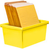 Medium Classroom Storage Bin, Yellow, Pack of 2 Medium Classroom Storage Bin, Yellow, Pack of 2