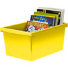Medium Classroom Storage Bin, Yellow, Pack of 2 Medium Classroom Storage Bin, Yellow, Pack of 2