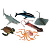 Ocean Animals Playset, 6 Per Set, 2 Sets Ocean Animals Playset, 6 Per Set, 2 Sets
