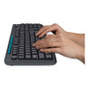 K270 Wireless Keyboard, USB Unifying Receiver, Black
