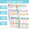 Colorful Undated Teacher Planner and Lesson Plan Book