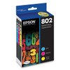 T802520-S (802) DURABrite Ultra Ink, 650 Page-Yield, Cyan/Magenta/Yellow