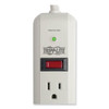Protect It! Surge Protector, 7 AC Outlets, 12 ft Cord, 1,080 J, Light Gray