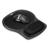 Easy Glide Gel Mouse Pad with Wrist Rest, 10 x 12, Black