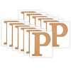 MDF Letter, P, 5 Inch, Pack of 12