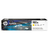 HP 981A, (J3M70A) Yellow Original PageWide Cartridge