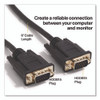 VGA/SVGA Cable, 6 ft, Black