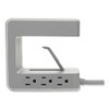 Surge Protector, 6 AC Outlets/2 USB-A and 1 USB-C Ports, 8 ft Cord, 1,080 J, Gray
