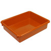 Stowaway® 3" Letter Tray no Lid, Orange, Pack of 3 Stowaway® 3" Letter Tray no Lid, Orange, Pack of 3