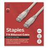 CAT6 Ethernet Cable, 7 ft, Gray