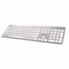 AKB-730UW Keyboard, Silver/White