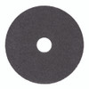 High Performance Stripping Floor Pads, 19" Diameter, Black, 5/Carton
