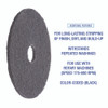 High Performance Stripping Floor Pads, 19" Diameter, Black, 5/Carton