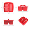 Small Caddy, Red, Pack of 6