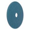 Blue Cleaner Pad, 16" Diameter, Blue, 5/Carton