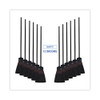 Maid Broom, Plastic Bristles, 54" Overall Length, Dozen