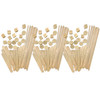 STEM Basics: Wood Construction Kit - 66 Per Pack, 3 Packs