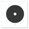 Stripping Pads, 12" Diameter, Black, 5/Carton