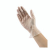 Exam Vinyl Gloves, Powder/Latex-Free, 3 3/5 mil, Clear, Small, 100/Box