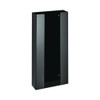 Acrylic Glove Dispenser, Quad Box Capacity, 10.2 x 3.5 x 21.1, Black