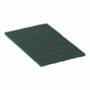 90-96 Medium Duty Hand Cleaning Pad, 6 x 9, Green, 20/Carton