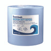 Hydrospun Wipers, Medium Duty, 12 x 12, Blue, 1,100/Roll