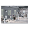 Hand Sanitizer Station Stand, 12 x 16 x 54, Silver