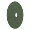 Black Diamond 3000 Grit Diamond Pad, 17" Diameter, Black/Green, 2/Carton