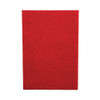 Buffing Floor Pads, 20 x 14, Red, 10/Carton