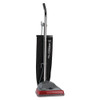 TRADITION Upright Vacuum SC679K, 12" Cleaning Path, Gray/Red/Black
