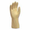 Pro L6500 Series Flock-Lined Latex Gloves, 12" Long, 15 mil, Medium, Yellow, 12 Pairs