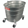Metal Mop Bucket, 26 qt, Steel