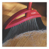 PowerCorner Pet Pro Broom and Step-On Dust Pan, 48" Handle, Red/Black/Gray