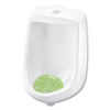 Diamond 3D Urinal Screen, Calypso Lime Scent, Green, 10/Pack, 6 Packs/Carton