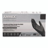 Nitrile Exam Gloves, Powder-Free, 3 mil, Medium, Black, 100/Box, 10 Boxes/Carton