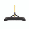 Maximizer Push-to-Center Broom, Poly Bristles, 36 x 58.13, Steel Handle, Yellow/Black