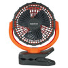 Chill-Its 6090 Rechargeable Portable Jobsite Fan, 9.5, Orange/Black
