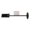 Hand Sanitizer Stand, 12" dia x 48" h, Black
