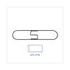 Clip-On Dust Mop Frame, 24w x 5d, Zinc Plated