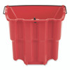 WaveBrake 2.0 Dirty Water Bucket, 18 qt, Plastic, Red