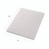 White Pad Driver, 14 x 28, 10/Carton