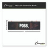 Electronic Possession Arrow, 21" x 3" x 6", Black Face, Red Graphics