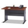 Series A Collection Workstation Desk, 47.63" x 26.88" x 29.88", Hansen Cherry/Galaxy