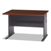 Series A Collection Workstation Desk, 47.63" x 26.88" x 29.88", Hansen Cherry/Galaxy