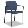 Accommodate Series Guest Chair with Arms, Vinyl Upholstery, 23.5" x 22.25" x 32", Elysian Seat/Back, Charblack Legs, 2/Carton