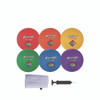 8.5" Playground Ball Set with Pump, Assorted Colors, 6/Set