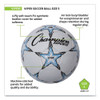 VIPER Soccer Ball, No. 5. Size, 8.5" to 9" Diameter, White