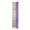 Steel Storage Locker, 1 Compartment, 12 x 12 x 72, Purple